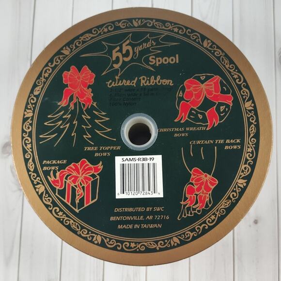 Snowflakes Wired Ribbon 55 Yards, 2.5 Inches Wide Wreaths, Bows, or the Tree NOS - Picture 3 of 4